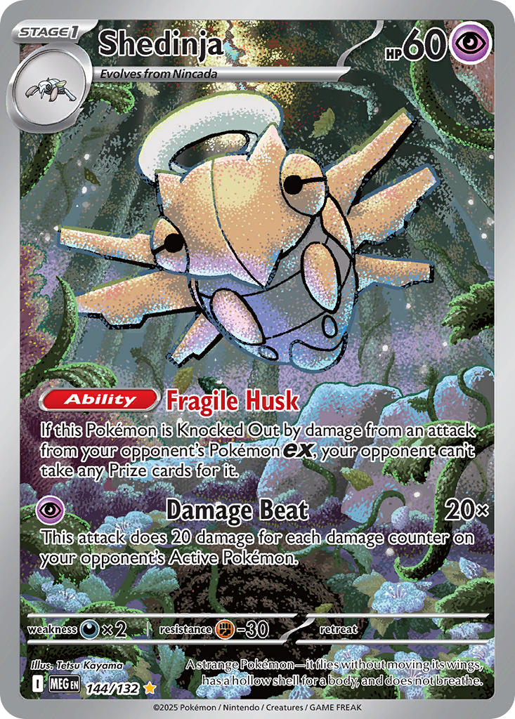 Shedinja - Mega Evolution (Illustration Rare) [MEG-144] English / Near Mint / Normal