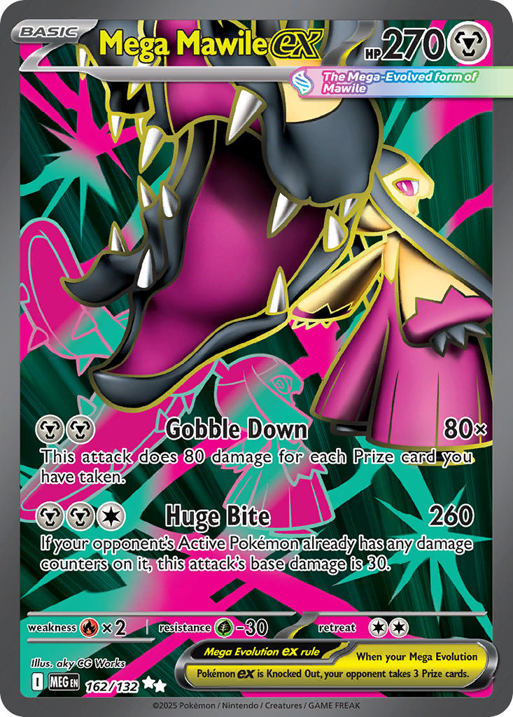 Mega Mawile ex - Mega Evolution (Ultra Rare) [MEG-162] English / Near Mint / Normal