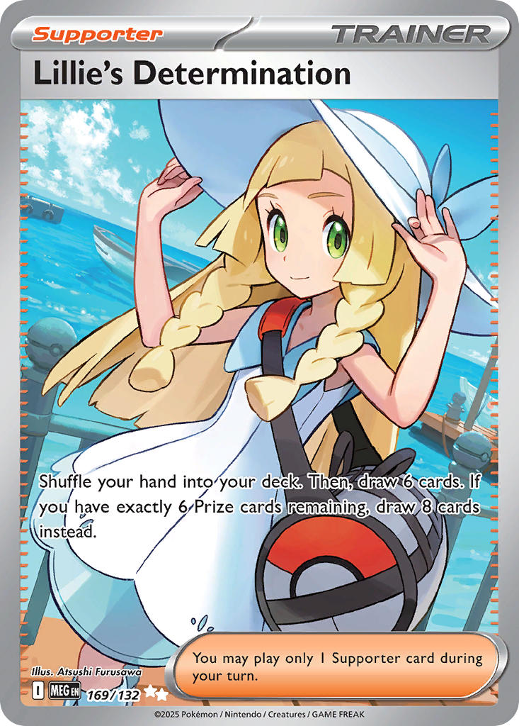 Lillie's Determination - Mega Evolution (Ultra Rare) [MEG-169] English / Near Mint / Normal
