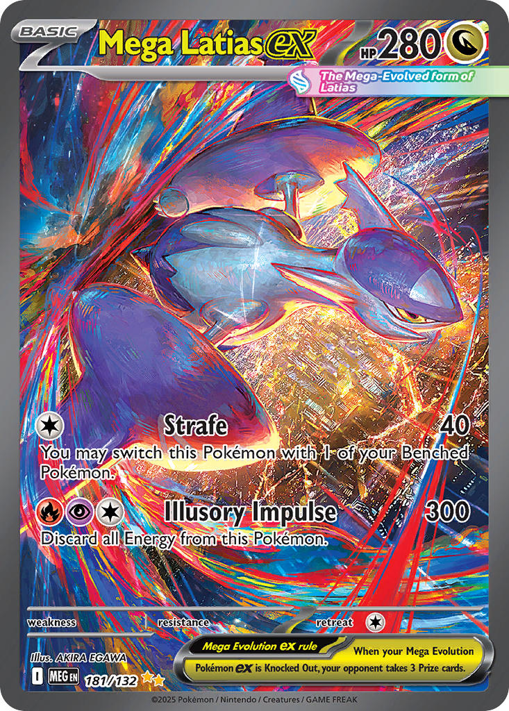 Mega Latias ex - Mega Evolution (Special Illustration Rare) [MEG-181] English / Near Mint / Normal