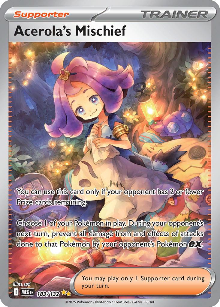 Acerola's Mischief - Mega Evolution (Special Illustration Rare) [MEG-183] English / Near Mint / Normal