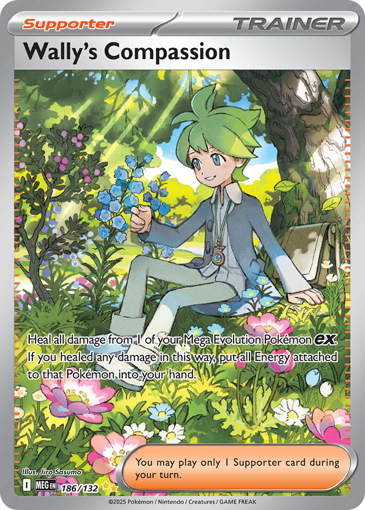 Wally's Compassion - Mega Evolution (Special Illustration Rare) [MEG-186] English / Near Mint / Normal