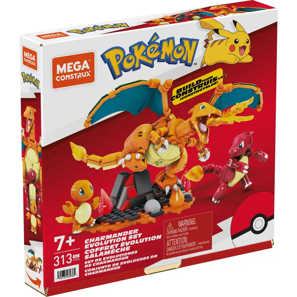 Mega Construx: Pokémon - Charmander Evolution Set