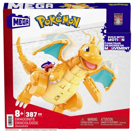 Mega Construx: Pokémon - Dragonite - Construction Set Konstruktionssæt Mega Construx 