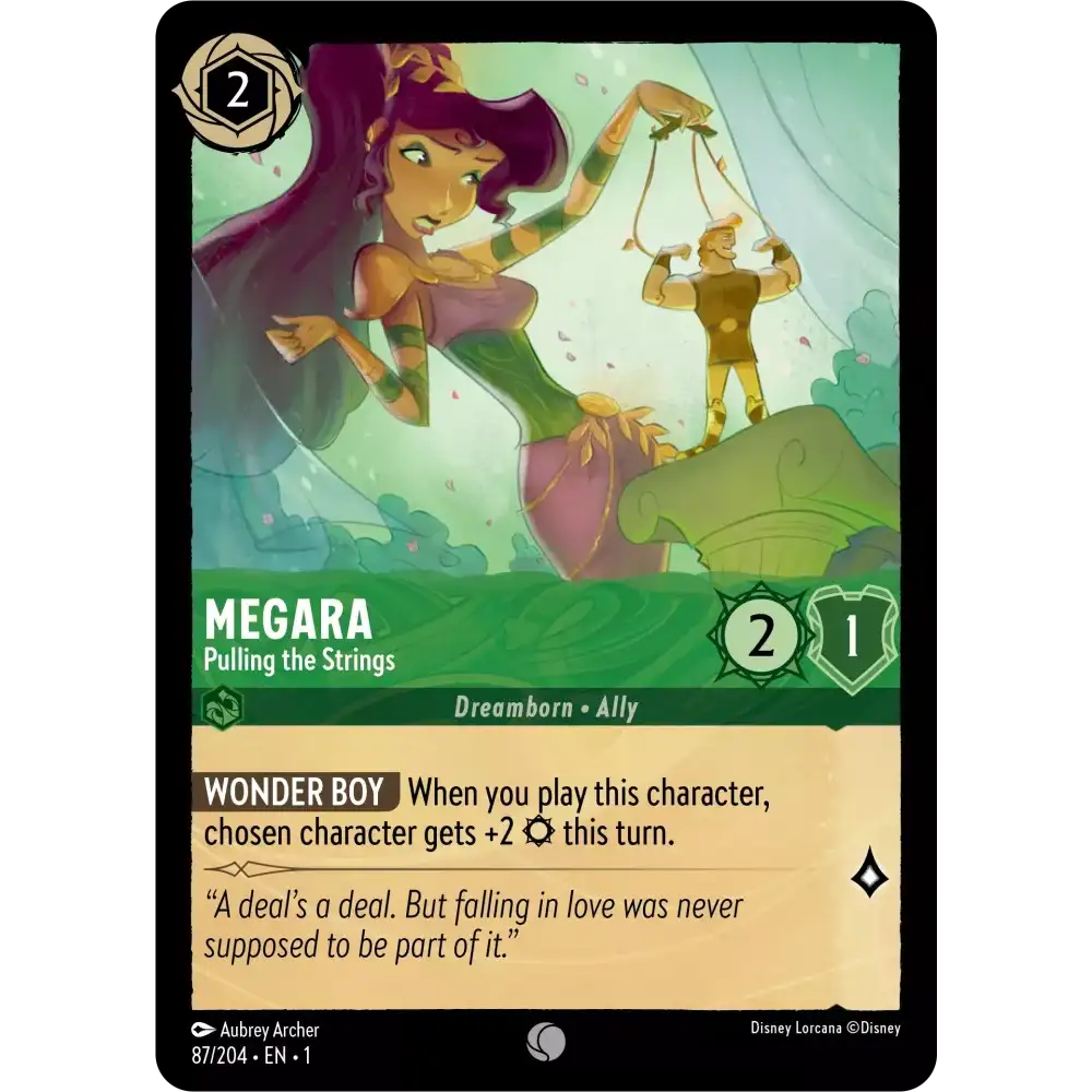 Megara - Pulling the Strings (Common) - 87/204 - Disney