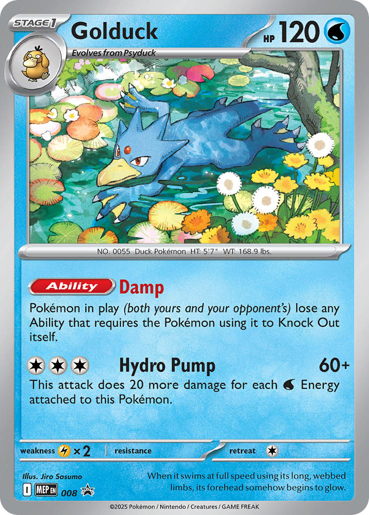 Golduck - MEP Black Star Promos (Promo) [MEP-008] English / Near Mint / Normal