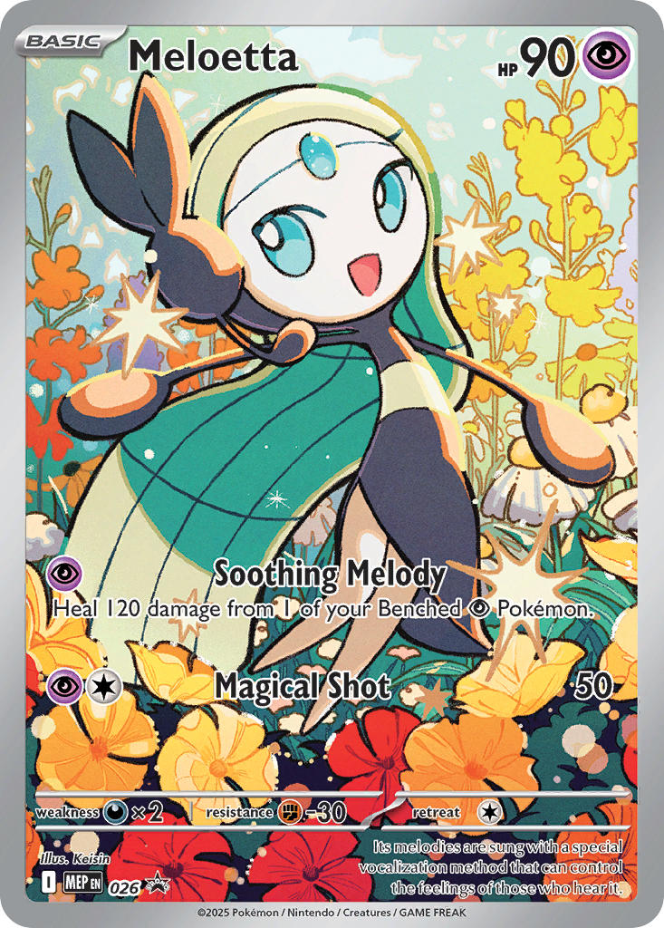Meloetta - MEP Black Star Promos (Promo) [MEP-026] English / Near Mint / Normal