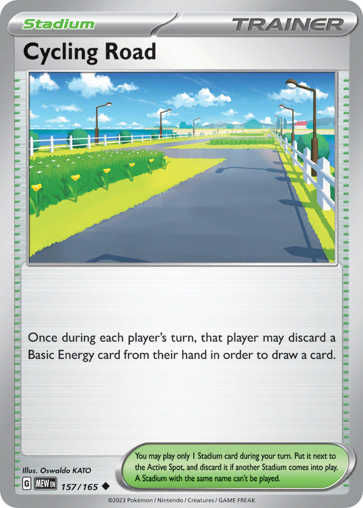 Cycling Road⁣ - 151⁣ (Uncommon)⁣ [157] English / Near Mint / Normal