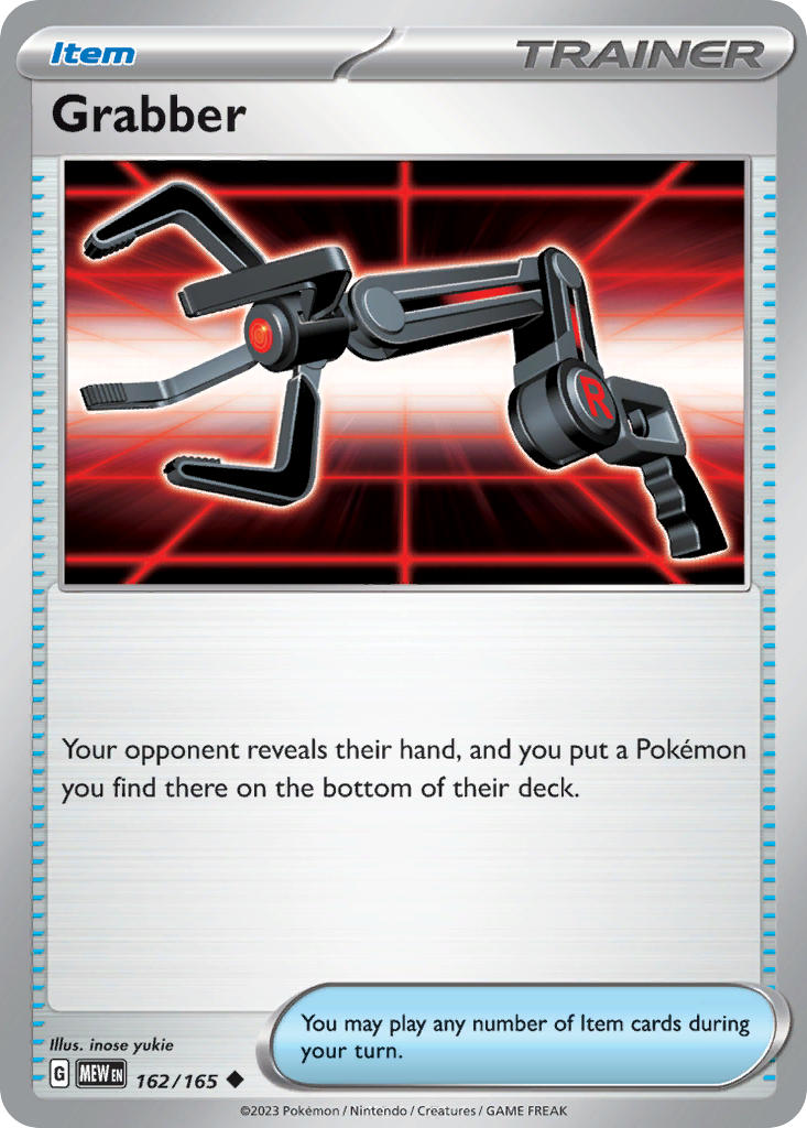 Grabber⁣ - 151⁣ (Uncommon)⁣ [162] English / Near Mint / Reverse-Holo Normal