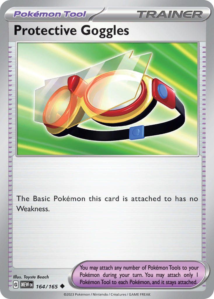 Protective Goggles⁣ - 151⁣ (Uncommon)⁣ [164] English / Near Mint / Normal