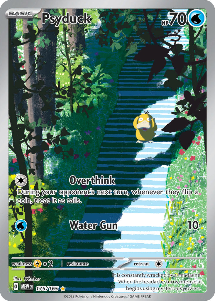 Psyduck⁣ - 151⁣ (Illustration Rare)⁣ [175] English / Near Mint / Normal