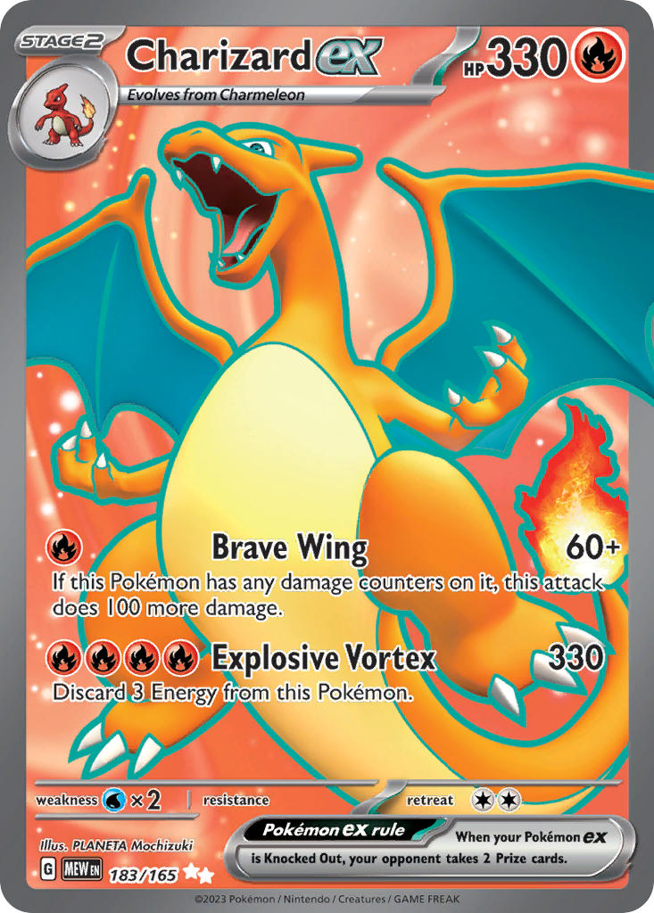 Charizard ex⁣ - 151⁣ (Ultra Rare)⁣ [183] English / Near Mint / Normal
