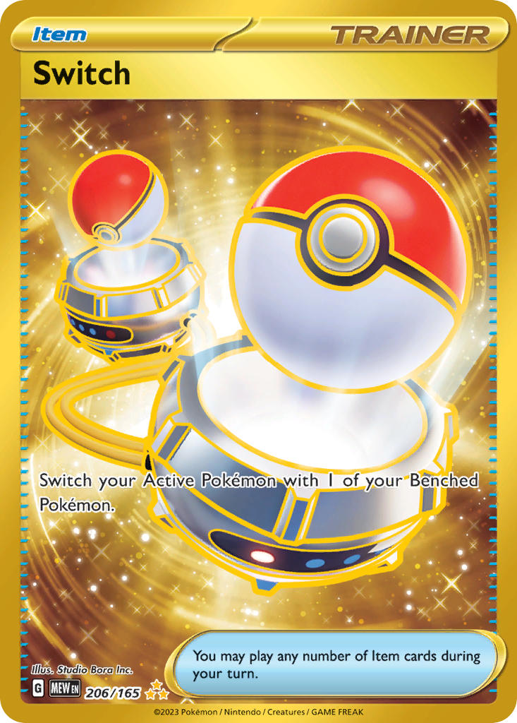 Switch⁣ - 151⁣ (Secret Rare)⁣ [206] English / Near Mint / Normal