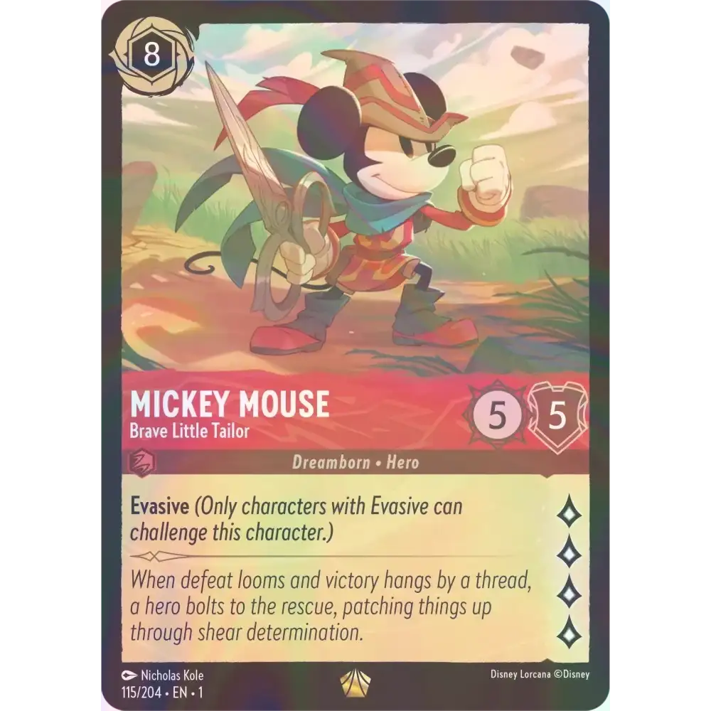 Mickey Mouse - Brave Little Tailor - Foil (Legendary)