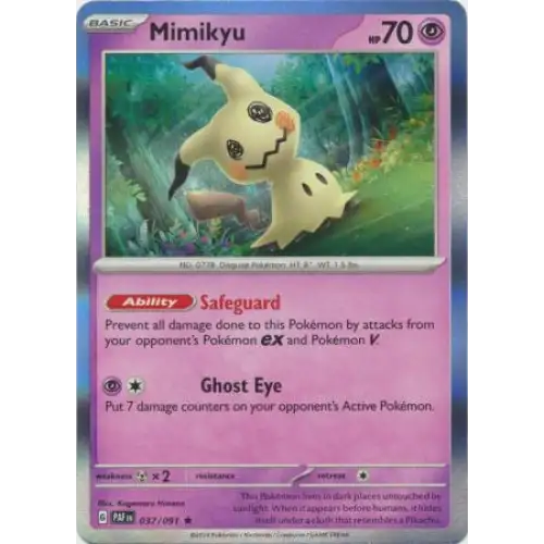 Mimikyu - Holo - 037/091 - Enkeltkort