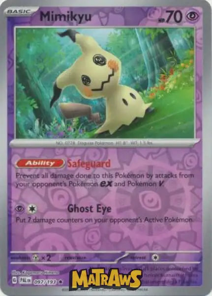 Mimikyu - Reverse 097/193 Enkeltkort