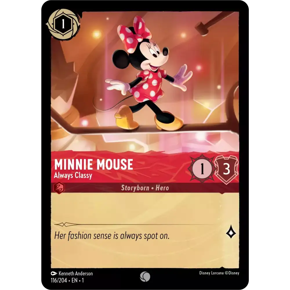 Minnie Mouse - Always Classy (Common) - 116/204 - Disney