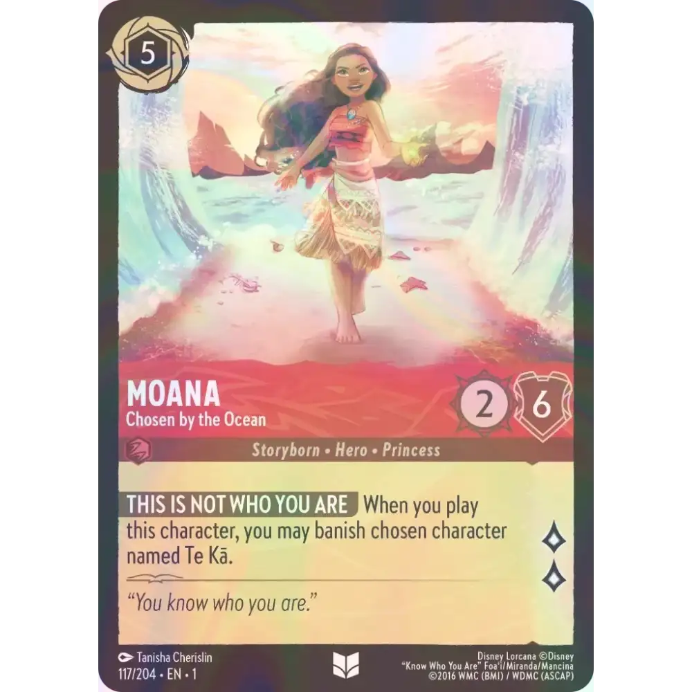 Moana - Chosen by the Ocean - Foil (Uncommon) - 117/204