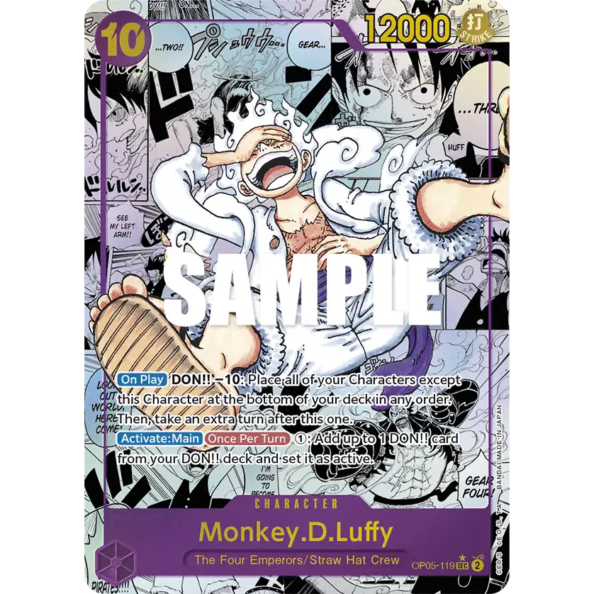 Monkey.D.Luffy - Alternate Art - Manga Foil (Secret Rare)