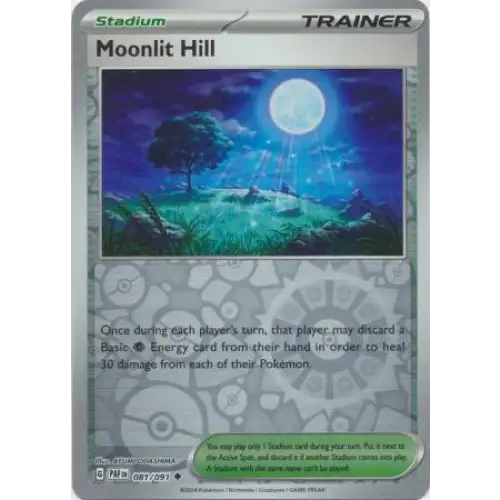 Moonlit Hill - Reverse - 081/091 - Enkeltkort
