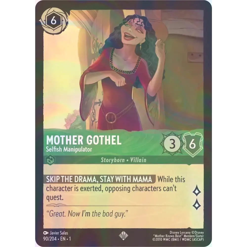 Mother Gothel - Selfish Manipulator - Foil (Super Rare)