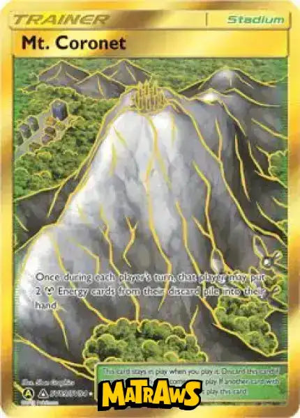 Mt. Coronet - Gold - SV89/SV94 Enkeltkort Hidden Fates 