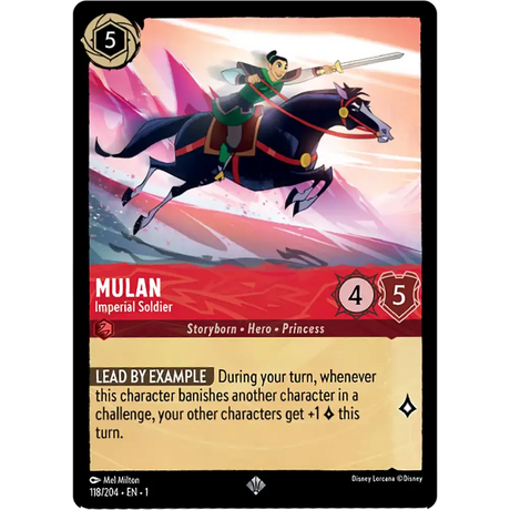 Mulan - Imperial Soldier (Super Rare) - 118/204 - Disney