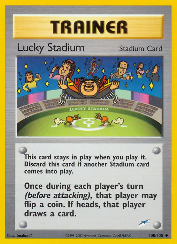 Lucky Stadium⁣ - Neo Destiny⁣ (Uncommon)⁣ [100] English / Excellent / Normal