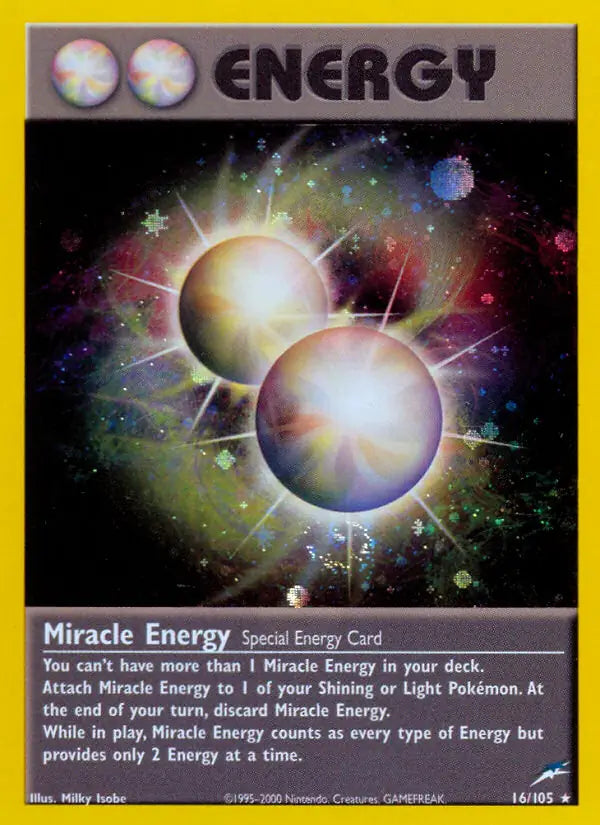 Miracle Energy⁣ - Neo Destiny⁣ (Holo Rare)⁣ [16] English / Near Mint / Normal