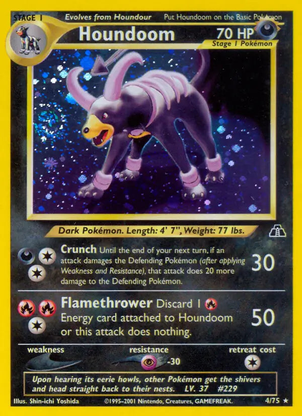 Houndoom - Neo Discovery (Holo Rare) [4] Kortspil