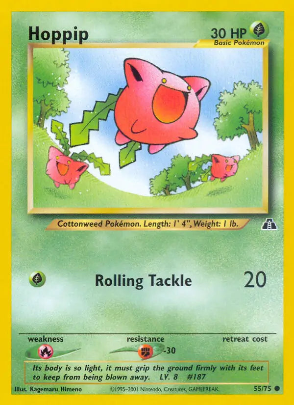 Hoppip⁣ - Neo Discovery⁣ (Common)⁣ [55] English / Near Mint / Normal