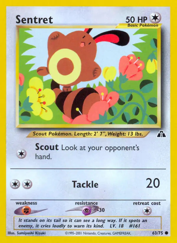 Sentret⁣ - Neo Discovery⁣ (Common)⁣ [63] English / Excellent / Normal
