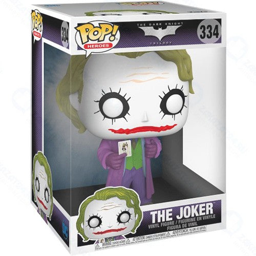 Funko POP! - Batman - The Dark Knight Trilogy: The Joker 10 inch Super Sized #334 Action- og legetøjsfigurer Funko POP!