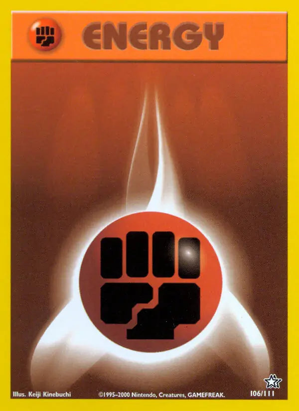 Fighting Energy⁣ - Neo Genesis⁣ (Common)⁣ [106] English / Near Mint / 1st-Edition