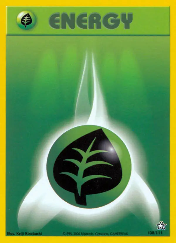 Grass Energy⁣ - Neo Genesis⁣ (Common)⁣ [108] English / Played / Normal