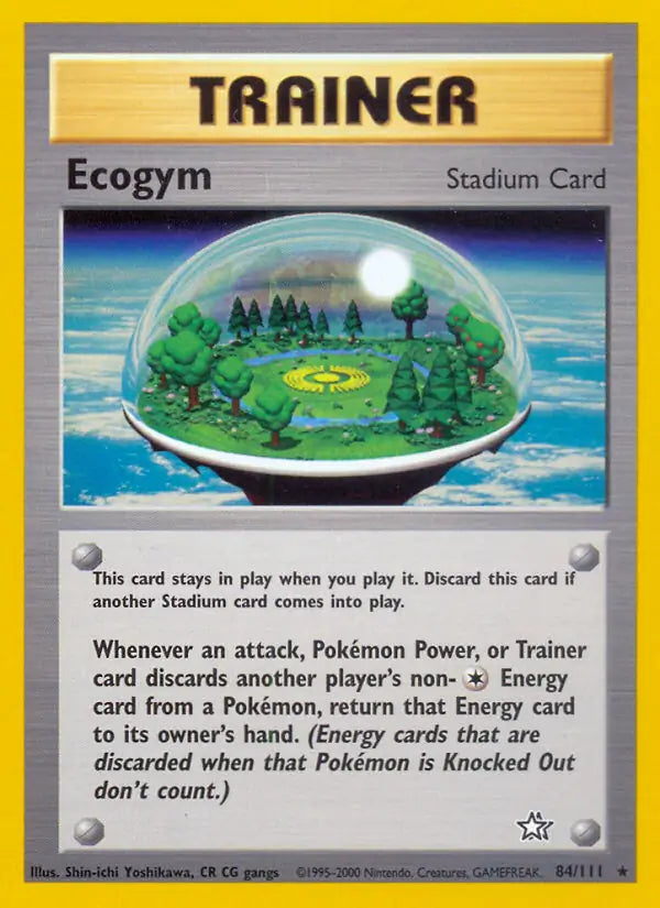 Ecogym⁣ - Neo Genesis⁣ (Rare)⁣ [84] English / Poor / Normal