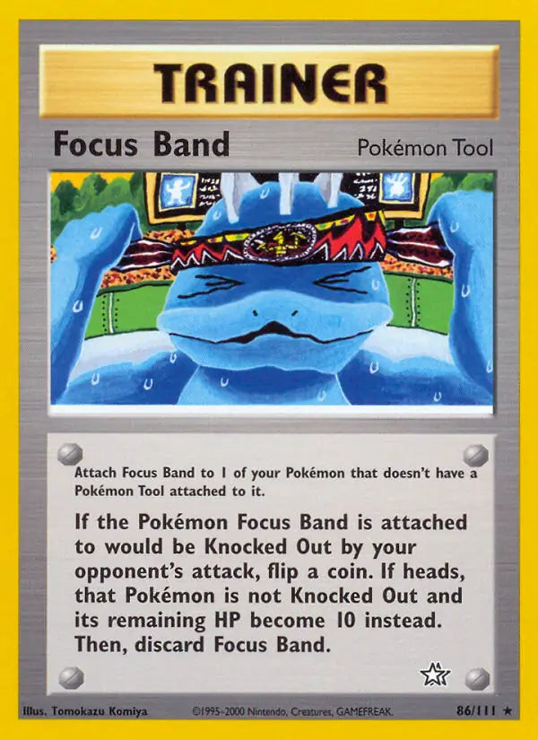 Focus Band⁣ - Neo Genesis⁣ (Rare)⁣ [86] English / Good / Normal