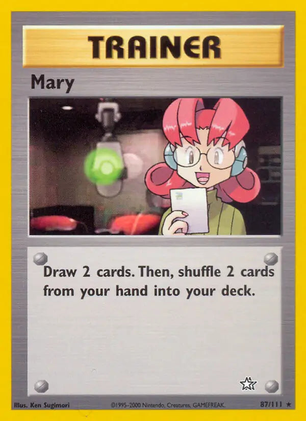 Mary⁣ - Neo Genesis⁣ (Rare)⁣ [87] English / Played / Normal