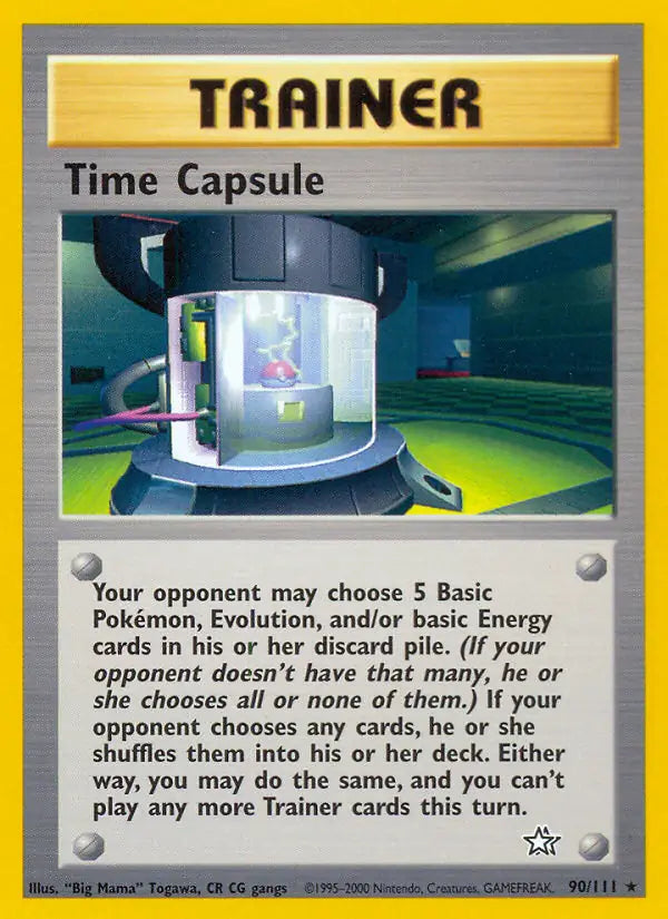 Time Capsule⁣ - Neo Genesis⁣ (Rare)⁣ [90] English / Excellent / Normal