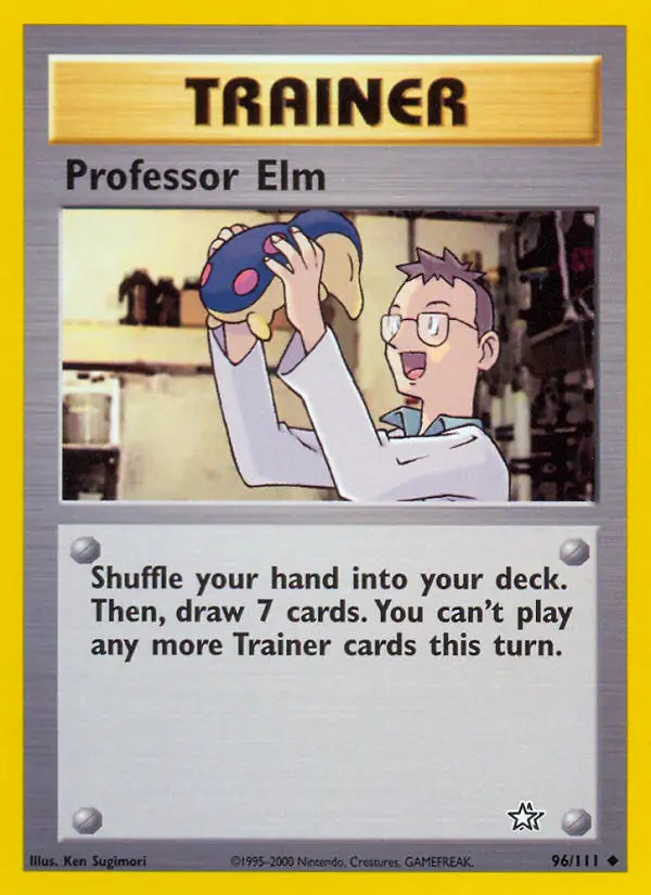 Professor Elm⁣ - Neo Genesis⁣ (Uncommon)⁣ [96] English / Near Mint / 1st-Edition