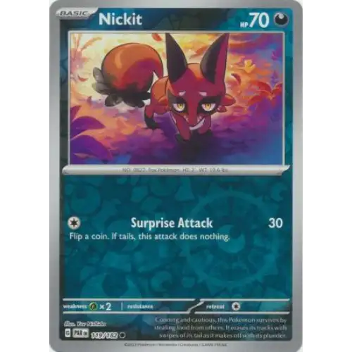 Nickit - Reverse - 119/182 - Enkeltkort