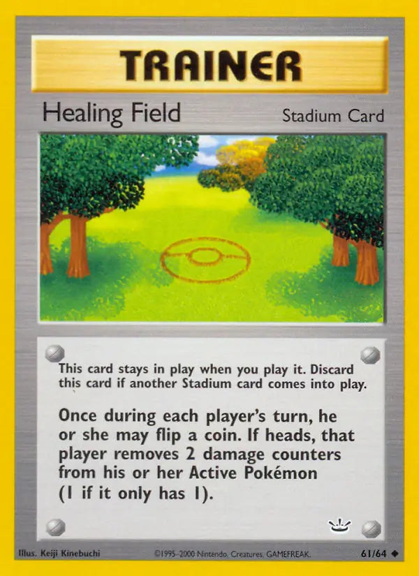 Healing Field⁣ - Neo Revelation⁣ (Uncommon)⁣ [61] English / Good / Normal