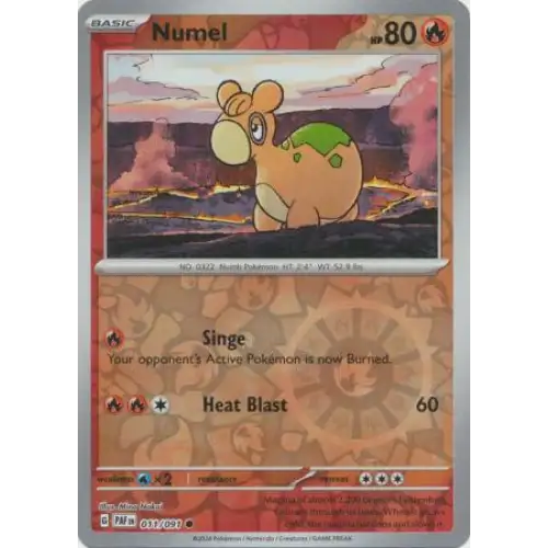 Numel - Reverse - 011/091 - Enkeltkort