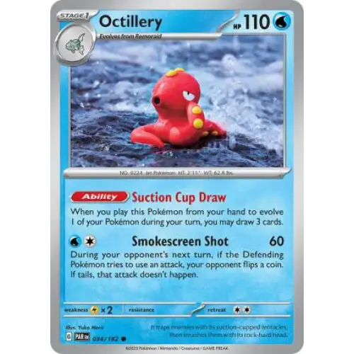 Octillery - 034/182 - Enkeltkort