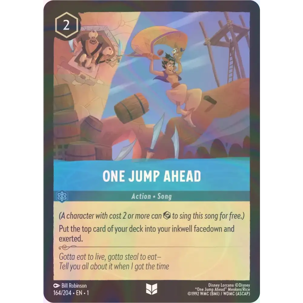 One Jump Ahead - Foil (Uncommon) - 164/204 - Disney Lorcana