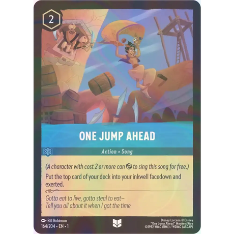 One Jump Ahead - Foil (Uncommon) - 164/204 - Disney Lorcana