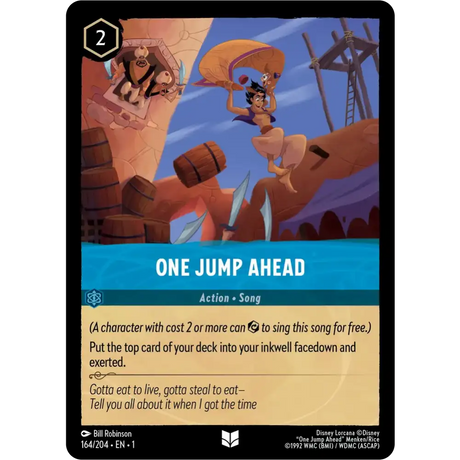 One Jump Ahead (Uncommon) - 164/204 - Disney Lorcana Singles