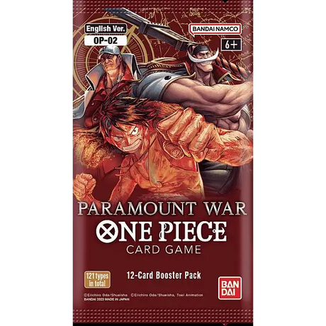 One Piece Card Game: Paramount War (OP02) Booster Pack