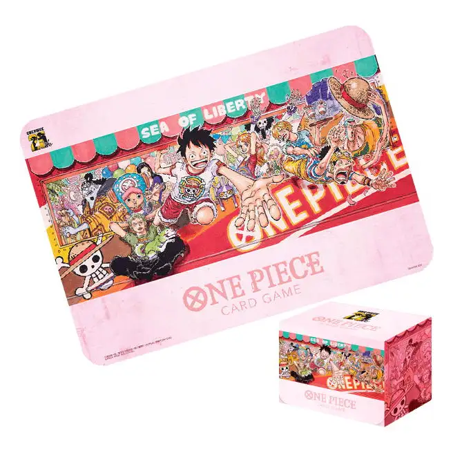 One Piece: Playmat and Card Case - 25th Edition - Playmat