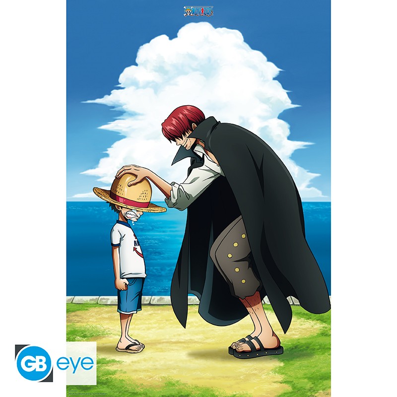 One Piece Shanks & Luffy Poster Plakat Maxi 91,5x61cm Dekoration